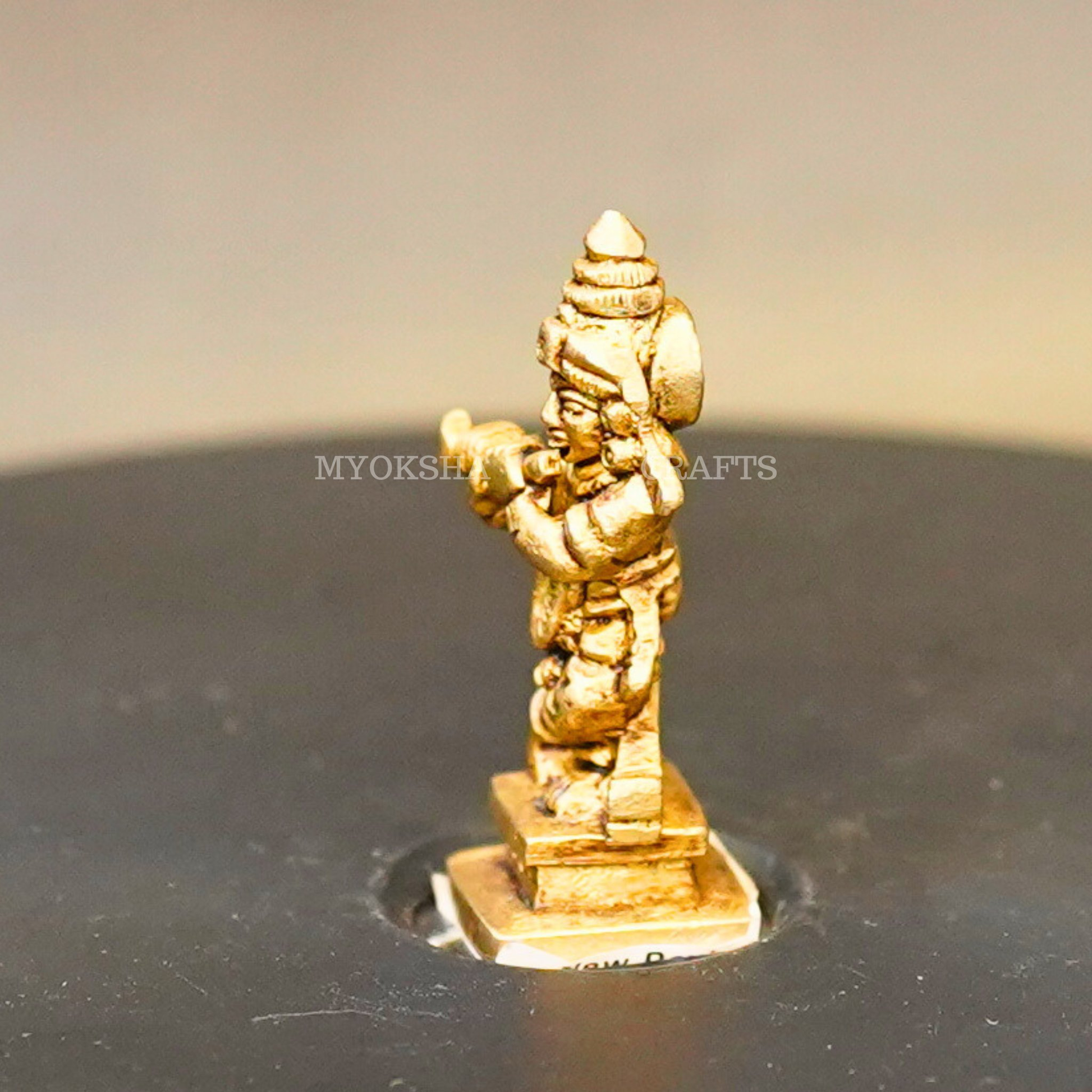 Brass Krishna Idol - 4