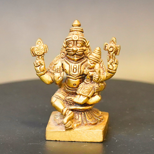 Brass Lakshmi Narasimha Idol - 1
