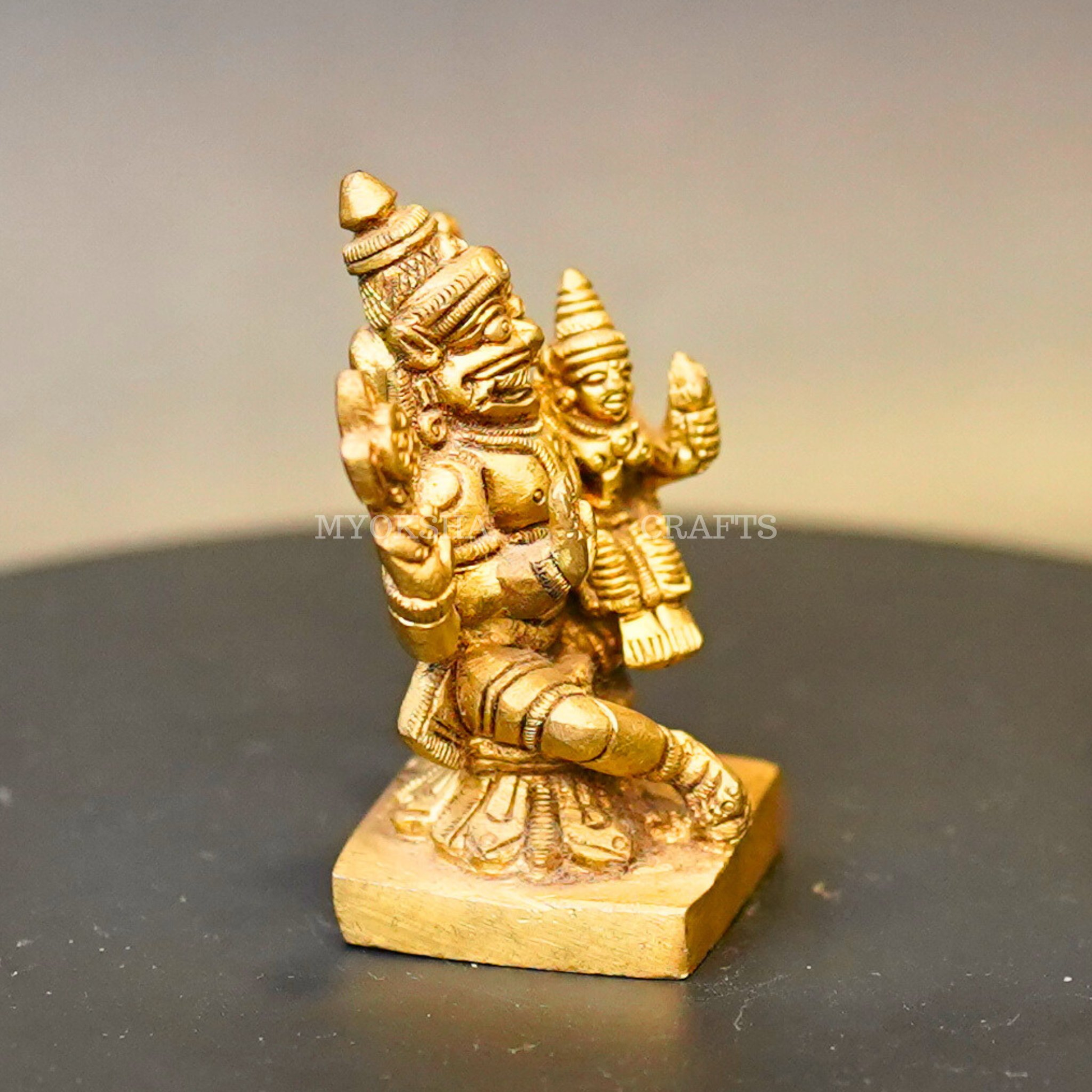 Brass Lakshmi Narasimha Idol - 2