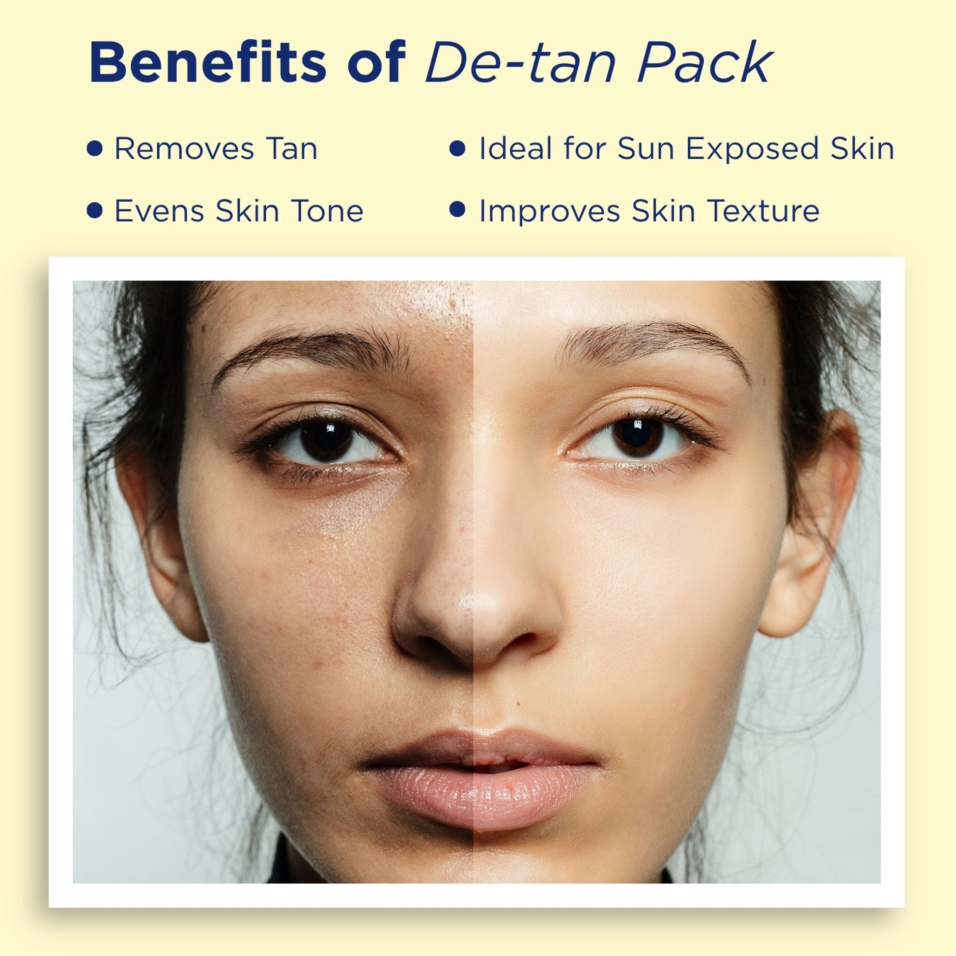 Aroma Treasures De-Tan Pack From Tan To Bright Instantly