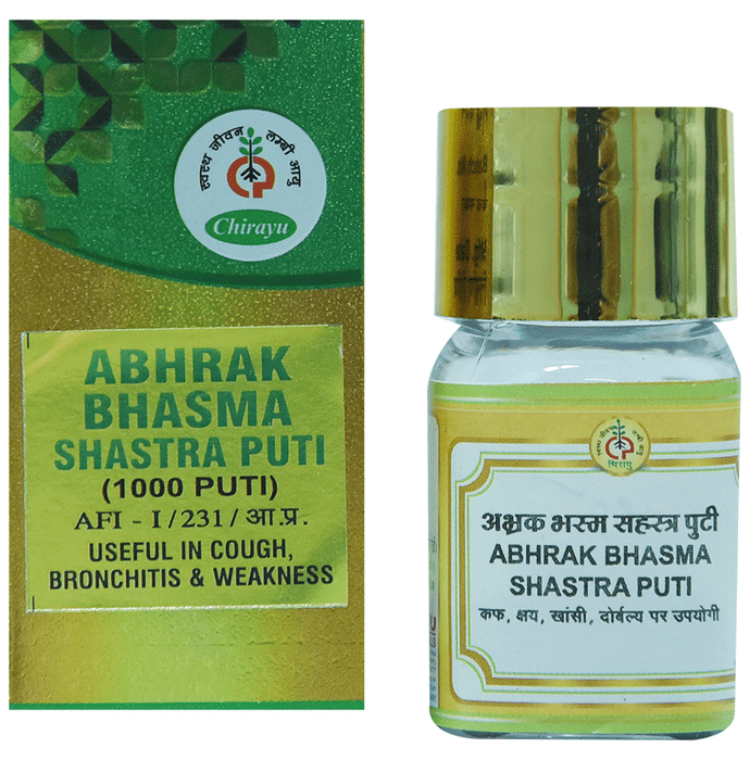 Chirayu Abhrak Bhasma Shastra 1000 Putti 