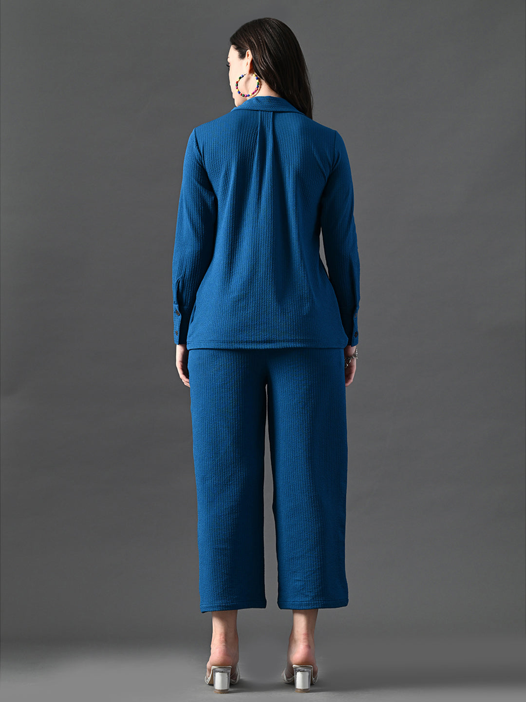 Myshka Women's Blue Everyday Lounge Set 