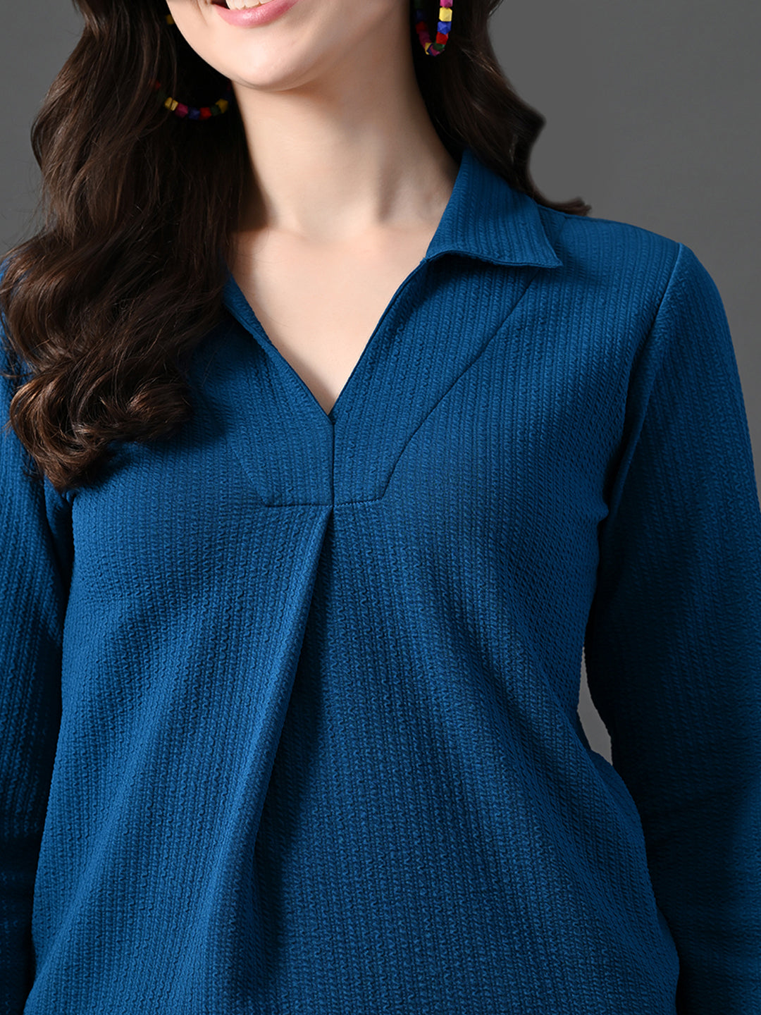 Myshka Women's Blue Everyday Lounge Set 