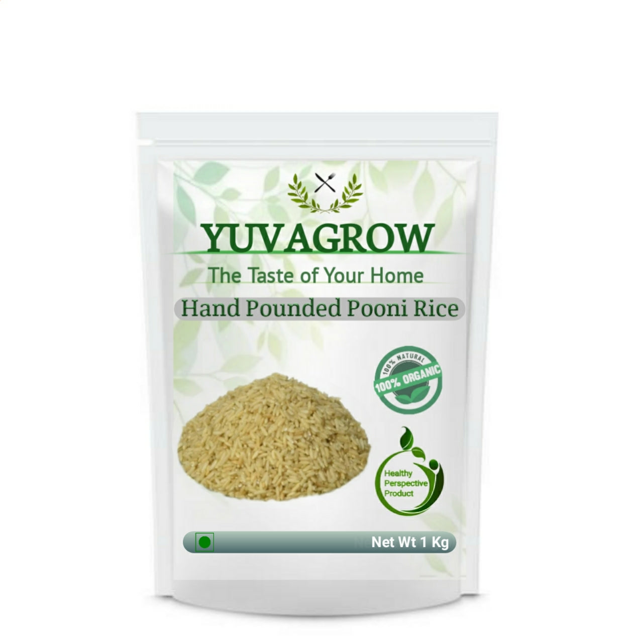 Yuvagrow Hand Pounded Pooni Rice 