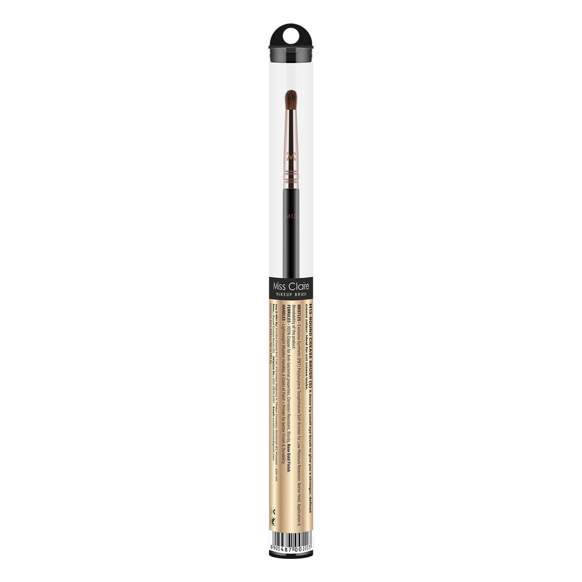 Miss Claire M13 - Round Crease Brush (S) - Rose Gold
