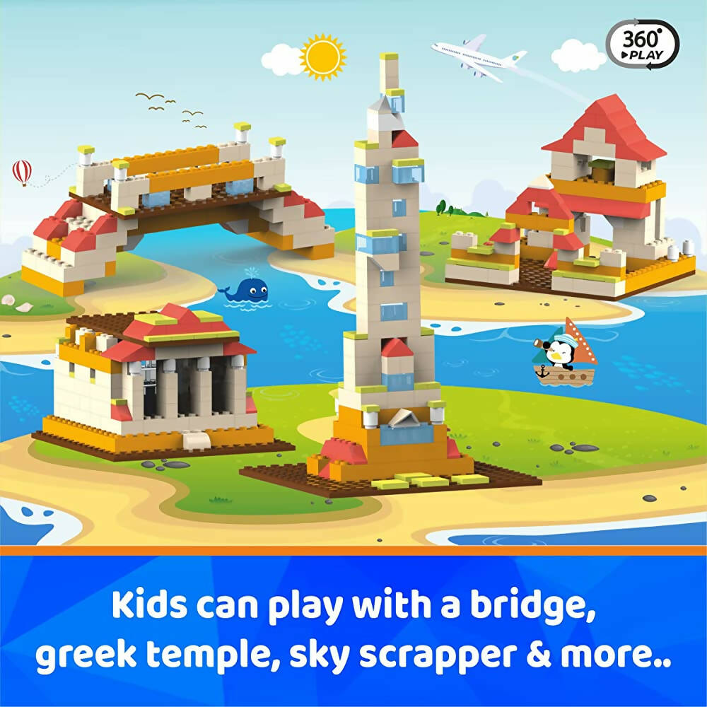 Webby 4 in 1 Young Designer ABS Toy Set for Kids (161 Pcs) - Grab2buy