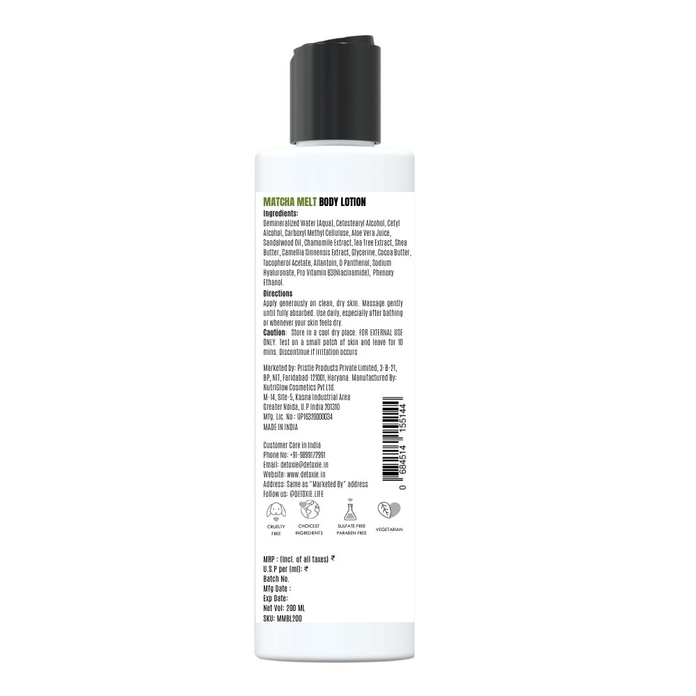 Detoxie Matcha Melt Body Lotion