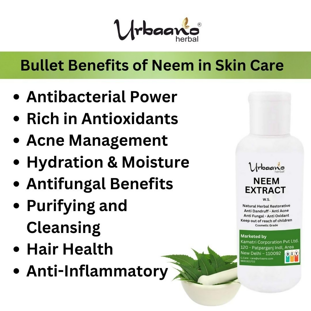 Urbaano Herbal Pure Neem Extract Natural For DIY Skin, Hair & Body Care  Grab2Buy Urbaano Herbal Grab2Buy