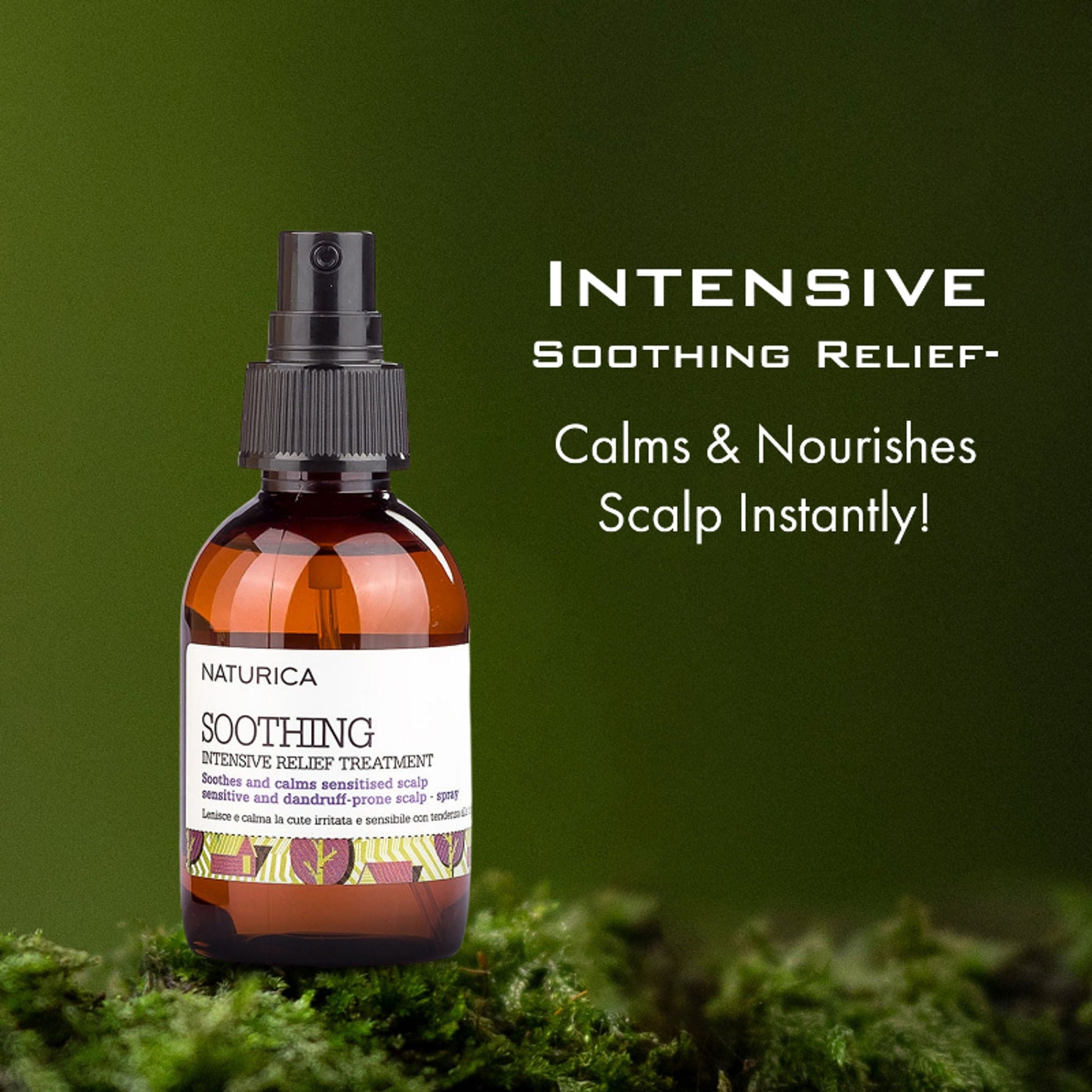 Naturica Soothing Relief Anti-Dandruff Treatment for Sensitive Scalp, Sooth Hair with Thyme & Sage