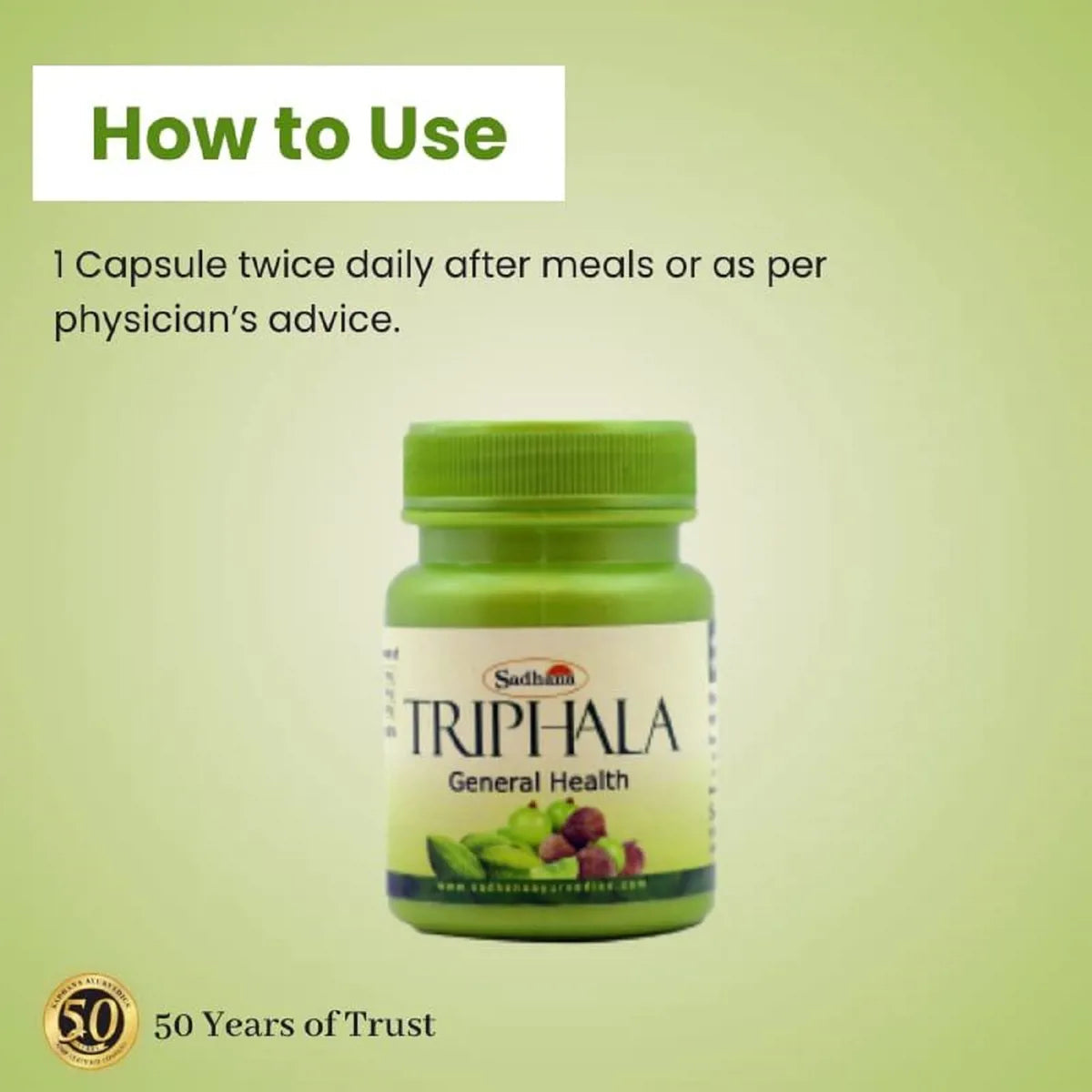 Sadhana Triphala Capsules 