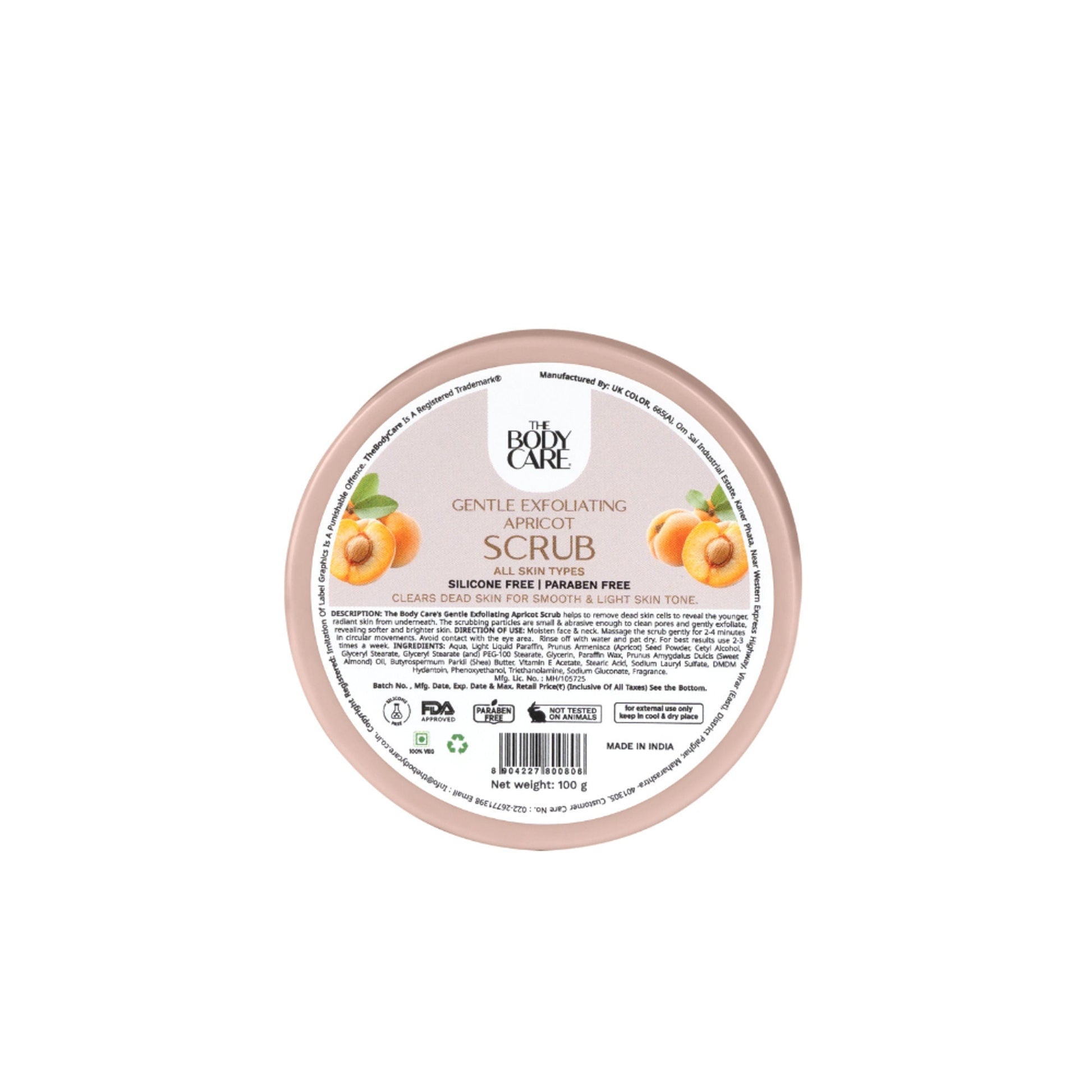 The Body Care Apricot Facial Scrub  Grab2Buy The Body Care Grab2Buy