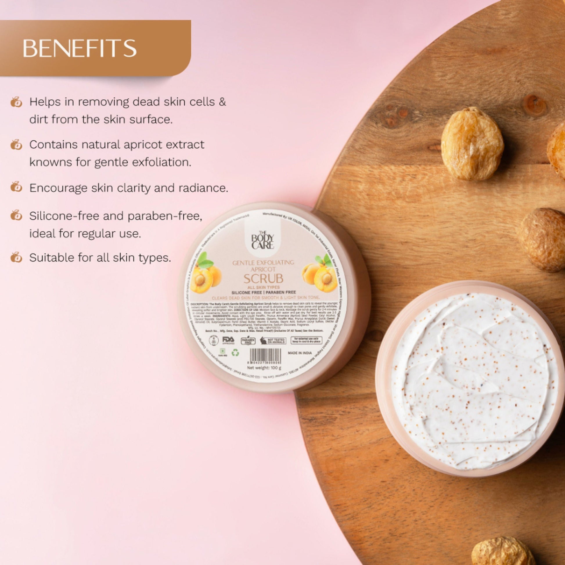 The Body Care Apricot Facial Scrub  Grab2Buy The Body Care Grab2Buy