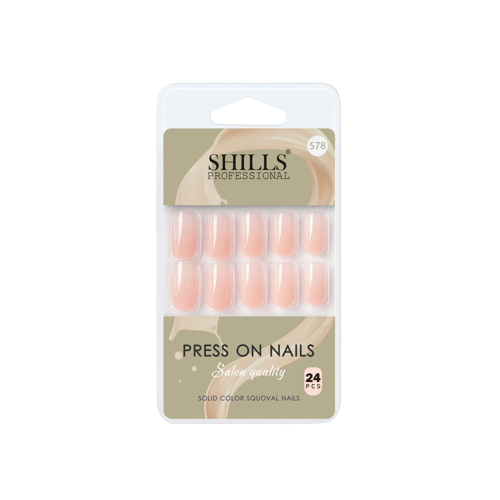Shills Professional Reusable Press On Nails Square - SPN578