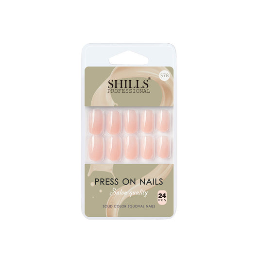 Shills Professional Reusable Press On Nails Square - SPN578