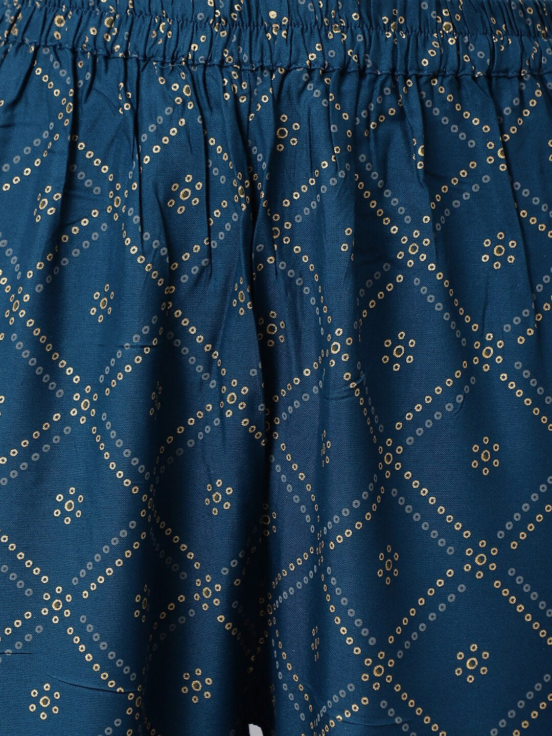 Khushal K Women Blue Ethnic Motifs Empire Kurta with Trousers & With Dupatta - Grab2buy