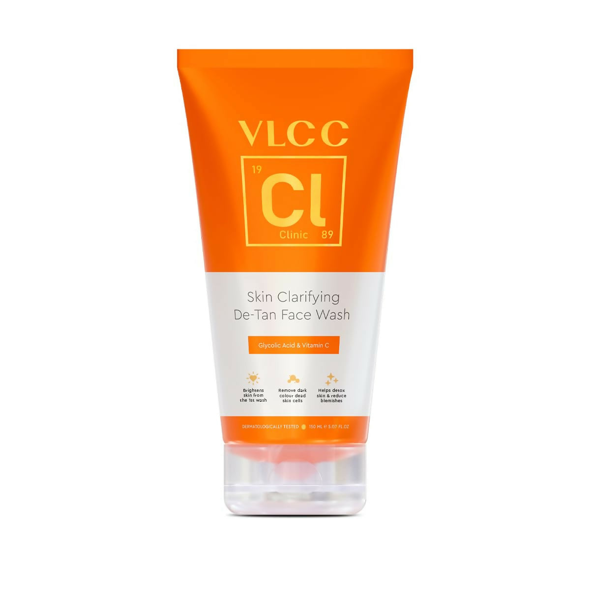 VLCC Clinic Skin Clarifying De-Tan Face Wash  Grab2Buy VLCC Grab2Buy