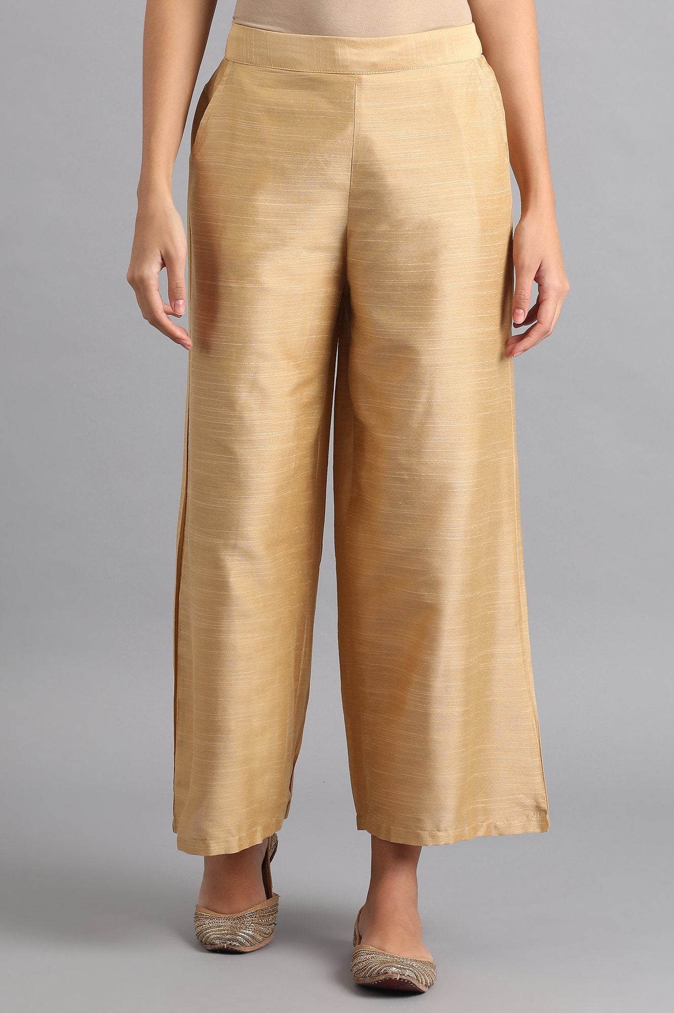 W for Woman Gold Parallel Pants