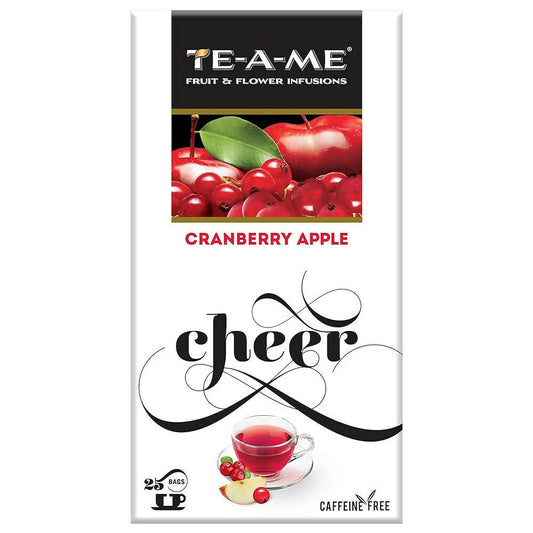 TE-A-ME Cranberry Apple Cheer Infusion Tea Bags - Grab2buy