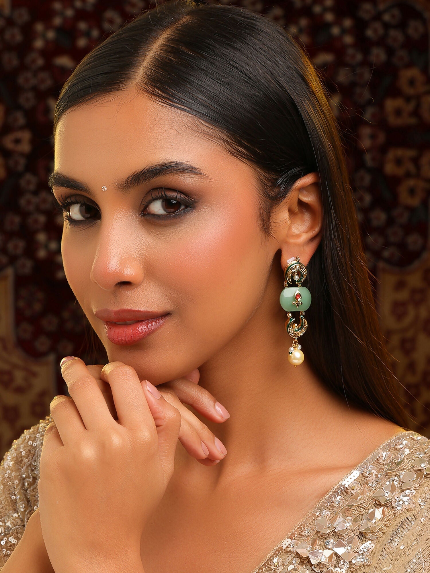Ruby Raang E- Chandni Earrings