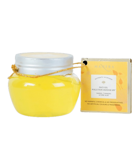 Mantra Herbal Face Gel Pollution Defense Spf+ Sandal Turmeric & Pure Aloe - Grab2buy