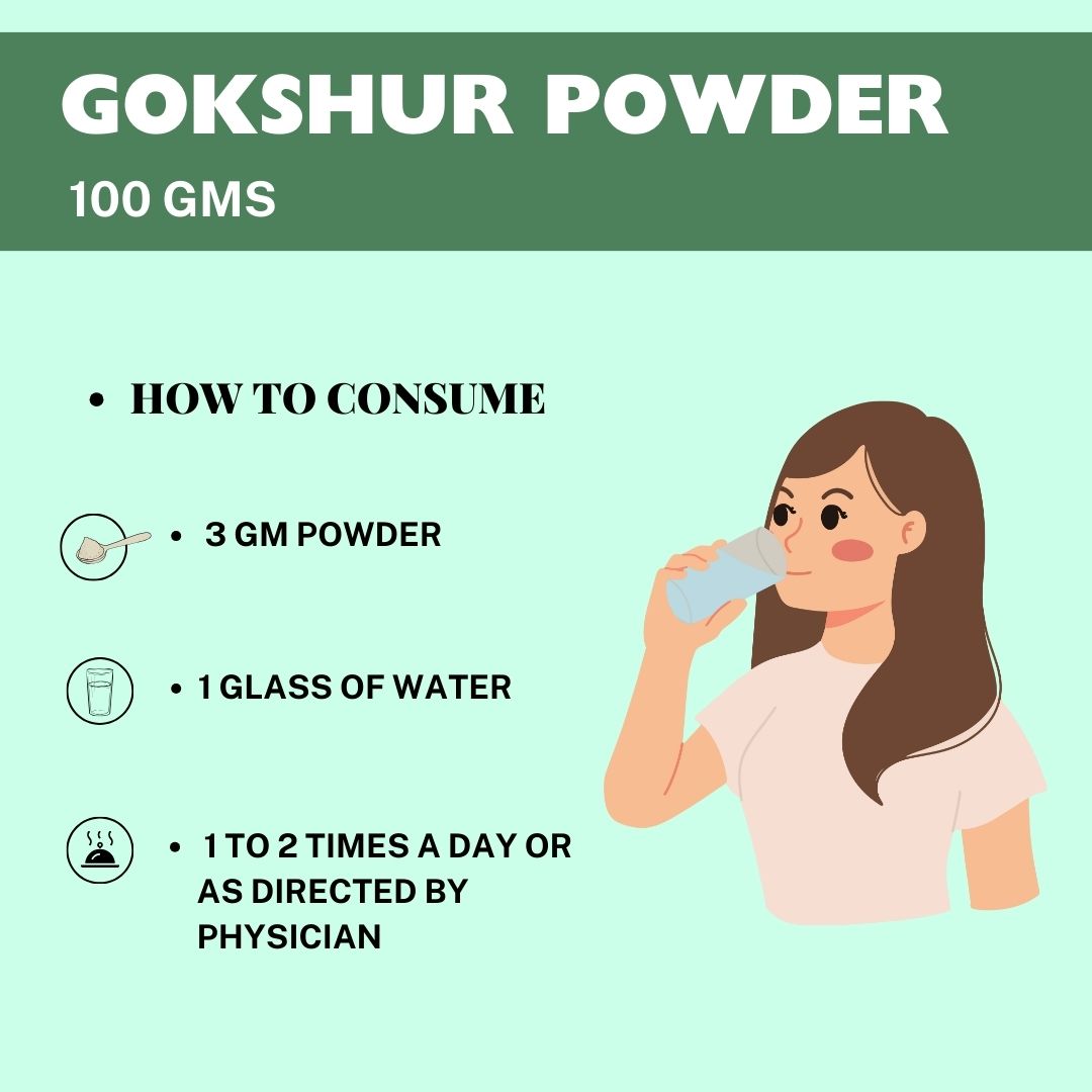 Herbal Hills Ayurveda Gokshur Powder 