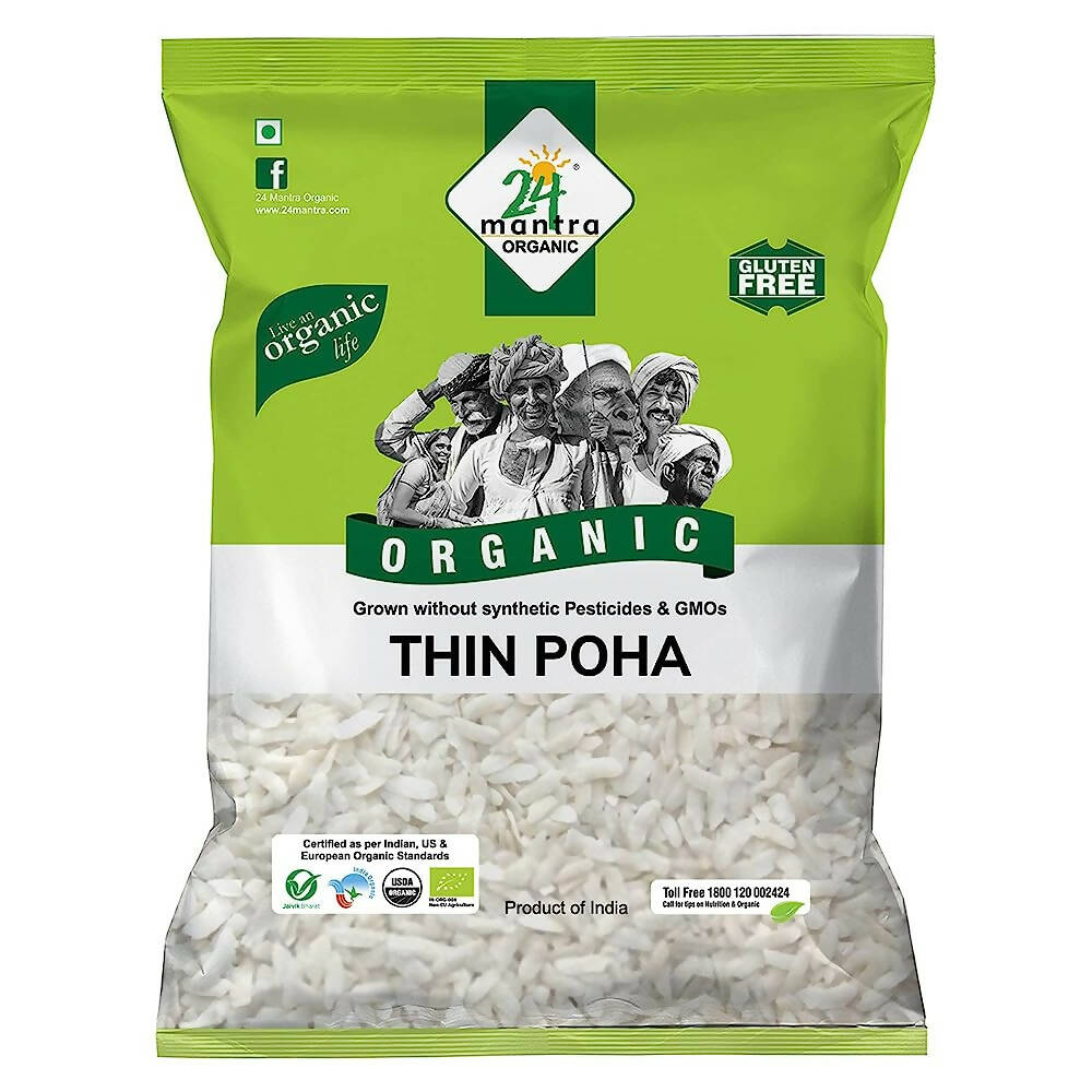 24 Mantra Organic White Thin Poha 