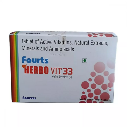Fourrts Homeopathy Herbo Vit 33 Tablets 