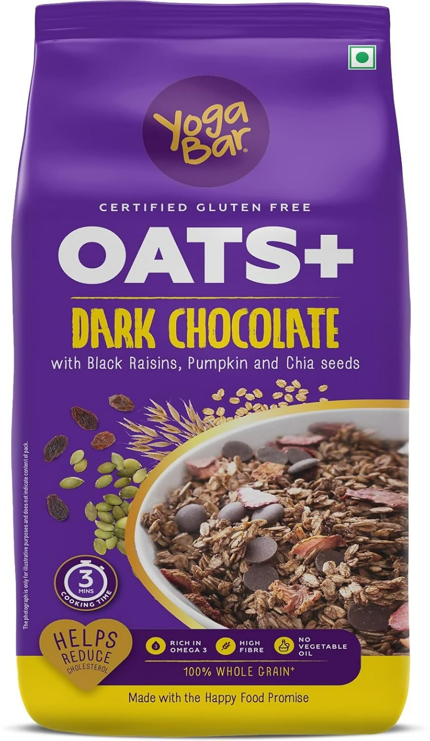 Yoga Bar Breakfast Protein Variety Box - Dark Chocolate Flavour Premium Super Oats Combo Pack  Grab2Buy Yoga Bar Grab2Buy