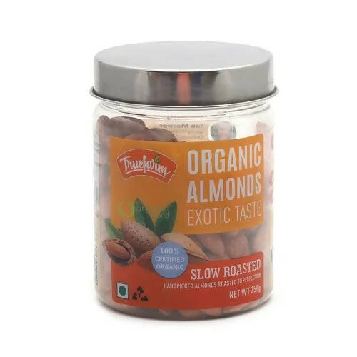 Truefarm Organic Roasted Almonds  Grab2Buy Truefarm Grab2Buy