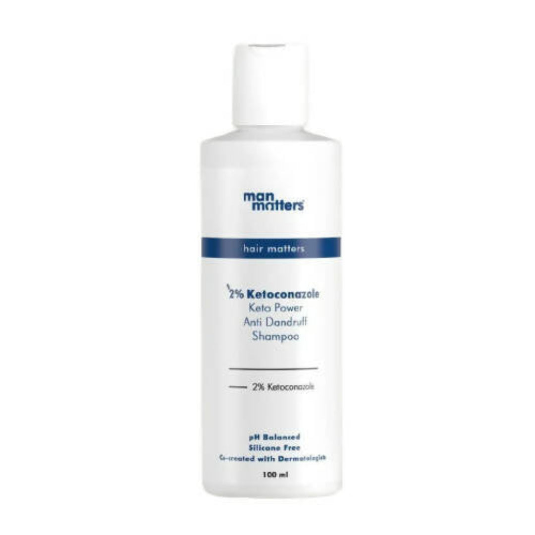 Man Matters 2% Ketoconazole Anti Dandruff Shampoo, Cruelty Free, Vegan, No Side Effects
