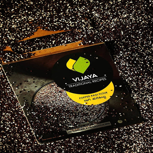 Vijaya Traditional Recipes Ragi Popped Flour - Grab2buy