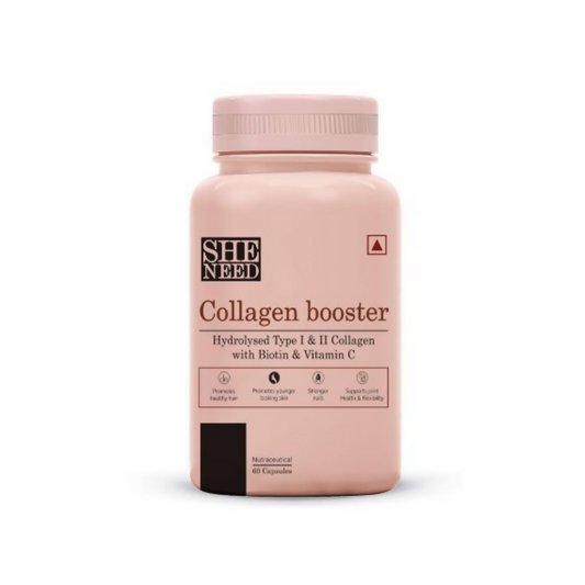 SheNeed Collagen Booster With Hydrolysed Collagen Capsules 