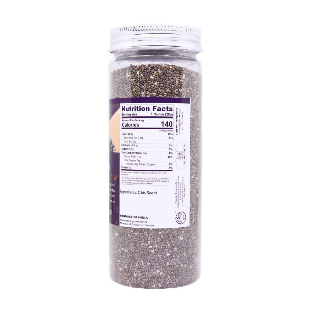 Tassyam Organics Chia Seeds Bottle