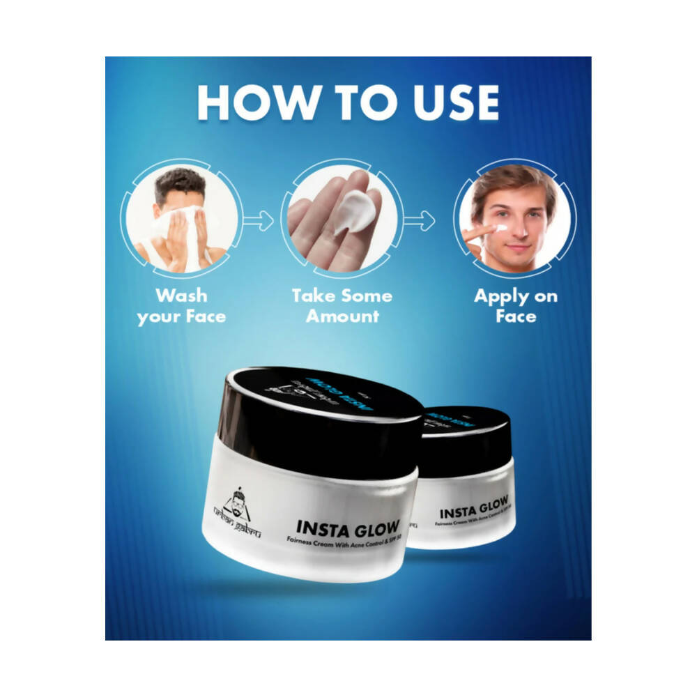 Urbangabru Insta Glow Fairness Cream for Men with SPF 50  Grab2Buy Urbangabru Grab2Buy