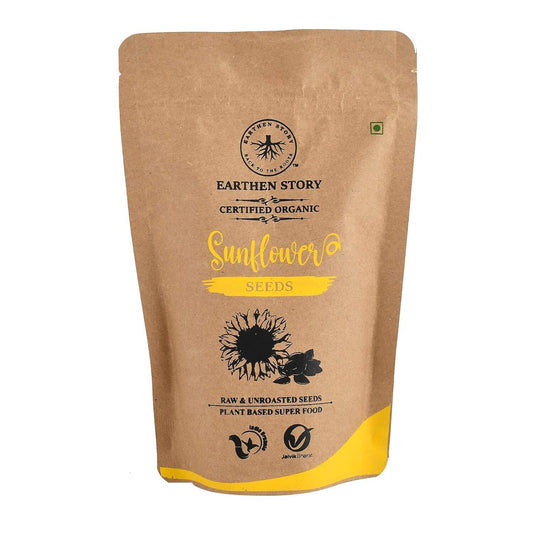 Earthen Story Certified Organic Raw Sunflower Seeds 