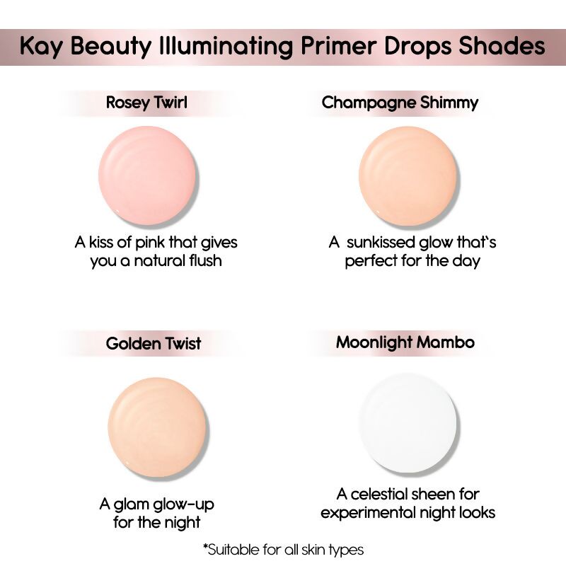 Kay Beauty By Katrina Kaif Illuminating Primer Drops - Moonlight Mambo 