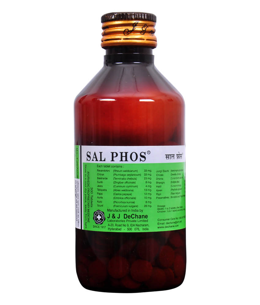 J & J Dechane Ayurvedic Sal Phos Tablets 