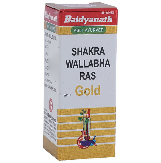 Baidyanath Jhansi Shakra Wallabha Ras with Gold Powder | Grab2Buy