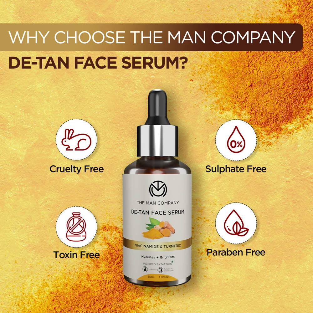 The Man Company De-Tan Face Serum  Grab2Buy The Man Company Grab2Buy