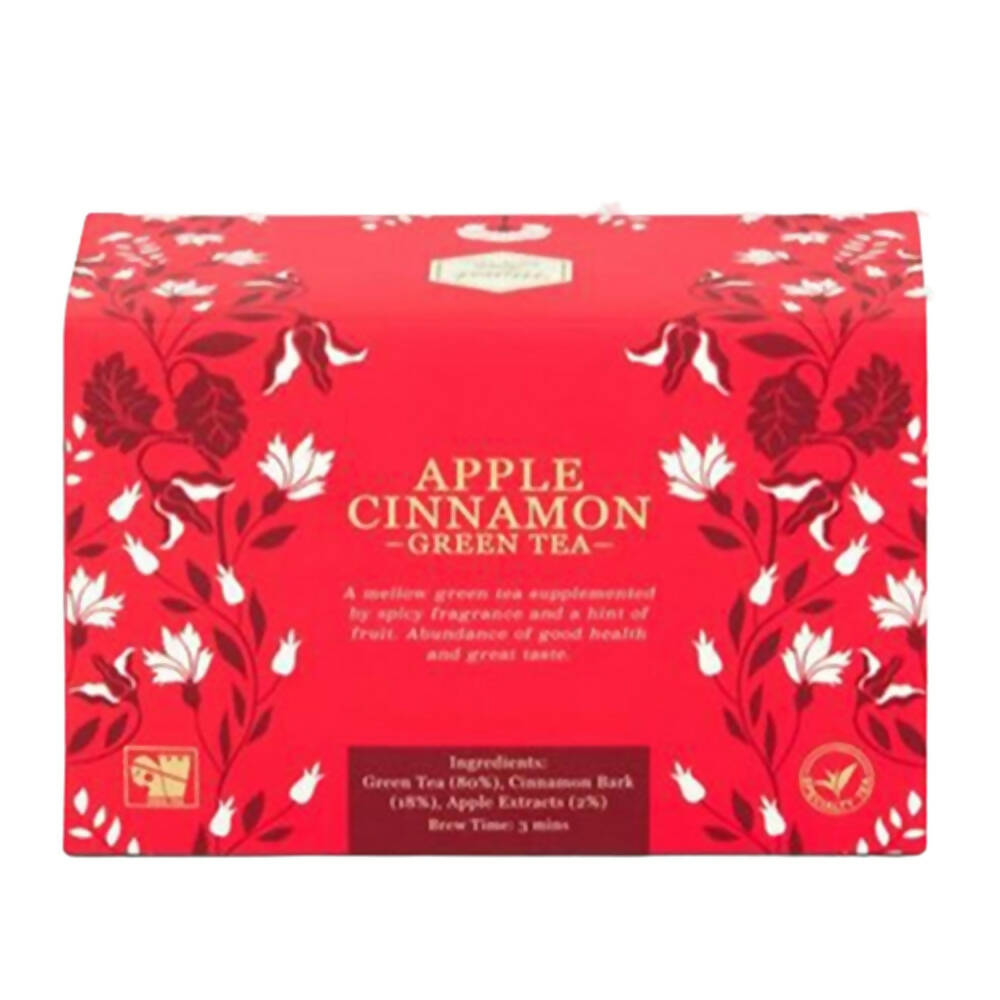 Mittal Teas Apple Cinnamon Green Tea - Eco Friendly Bags - Grab2buy