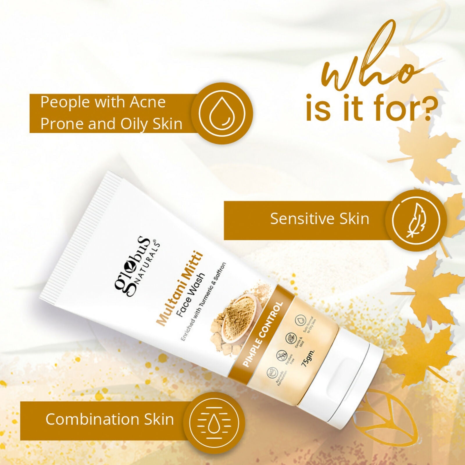 Globus Naturals Multani Mitti Face Wash