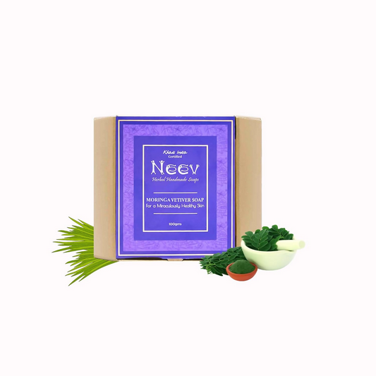 Neev Herbal Handmade Soaps Moringa Vetiver Soap