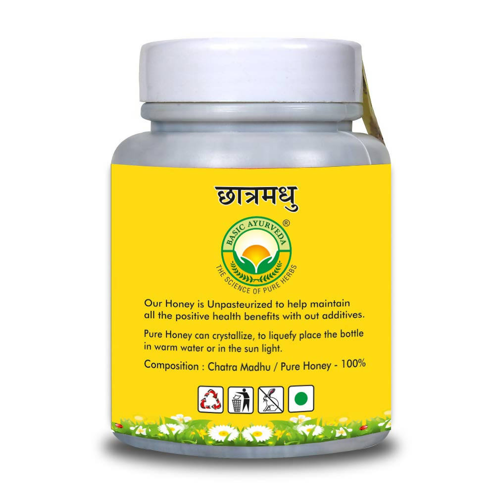 Basic Ayurveda Gold Meadows Pure Honey Ingredients