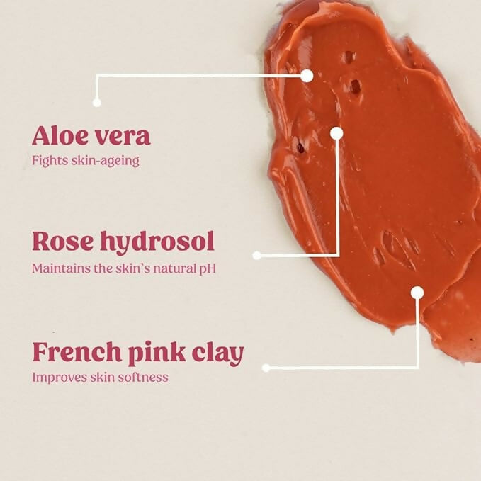 Vilvah Store Wild Rose Face Mask  Grab2Buy Vilvah Store Grab2Buy
