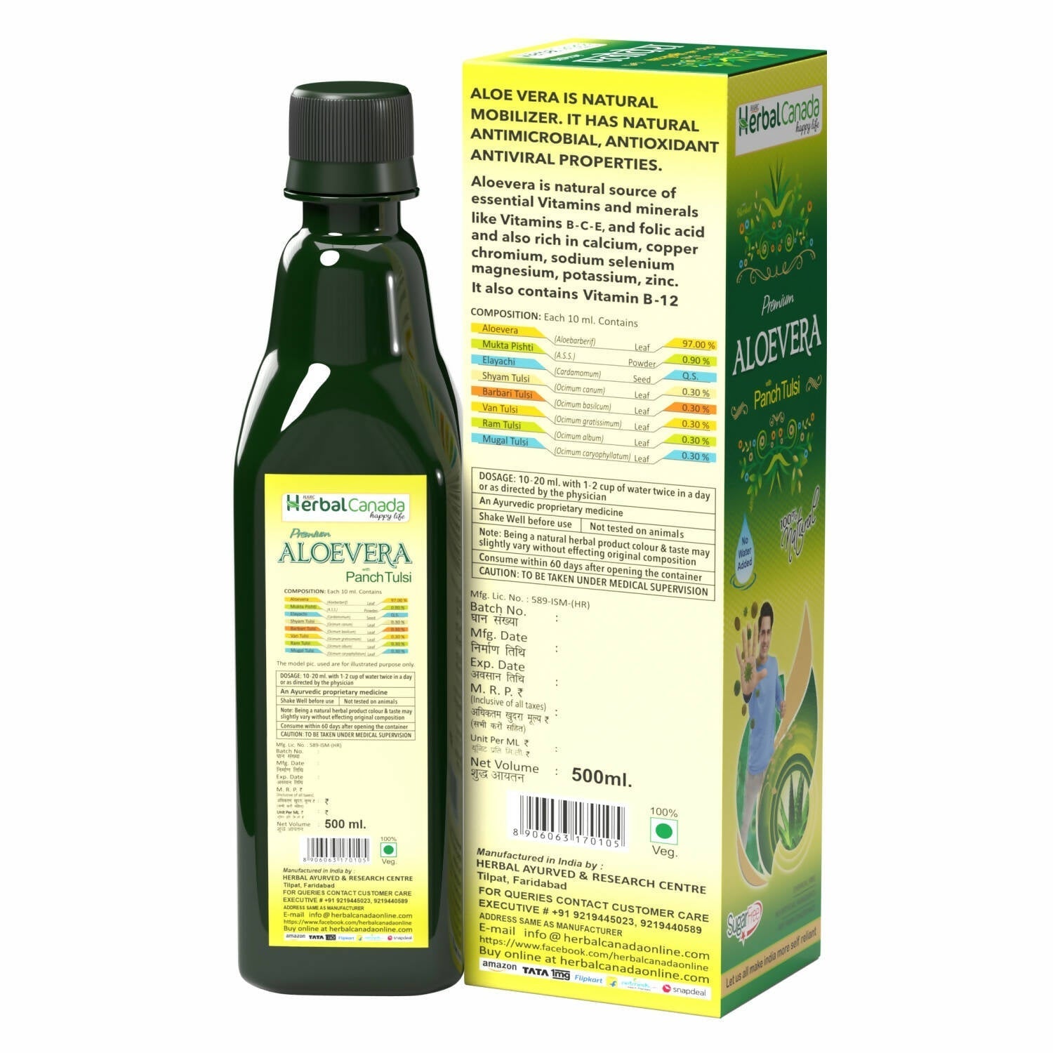 Herbal Canada Aloe Vera Ras 