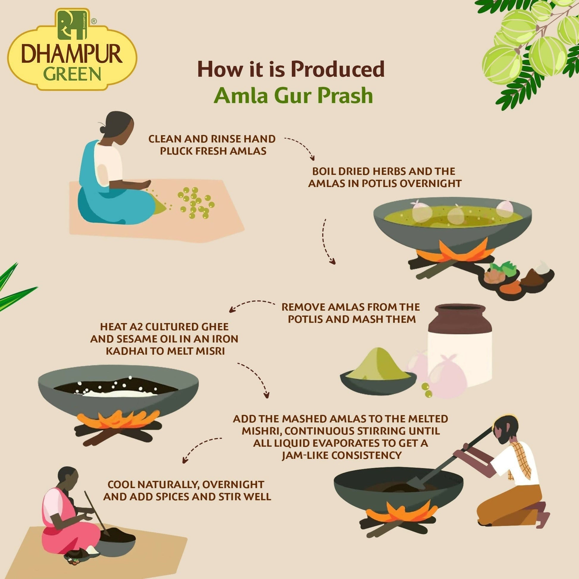 Dhampur Green Amla Gur Prash 
