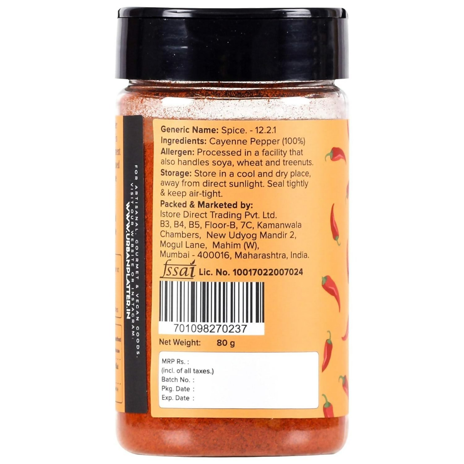 Urban Platter Cayenne Pepper Powder  Grab2Buy Urban Platter Grab2Buy