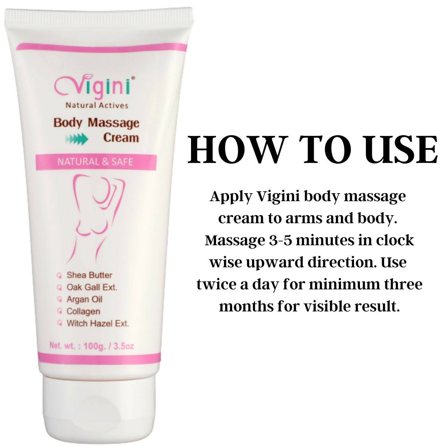 Vigini Natural Actives Bust Breast Body Toner Firming Massage Oil Cream  Grab2Buy Vigini Grab2Buy
