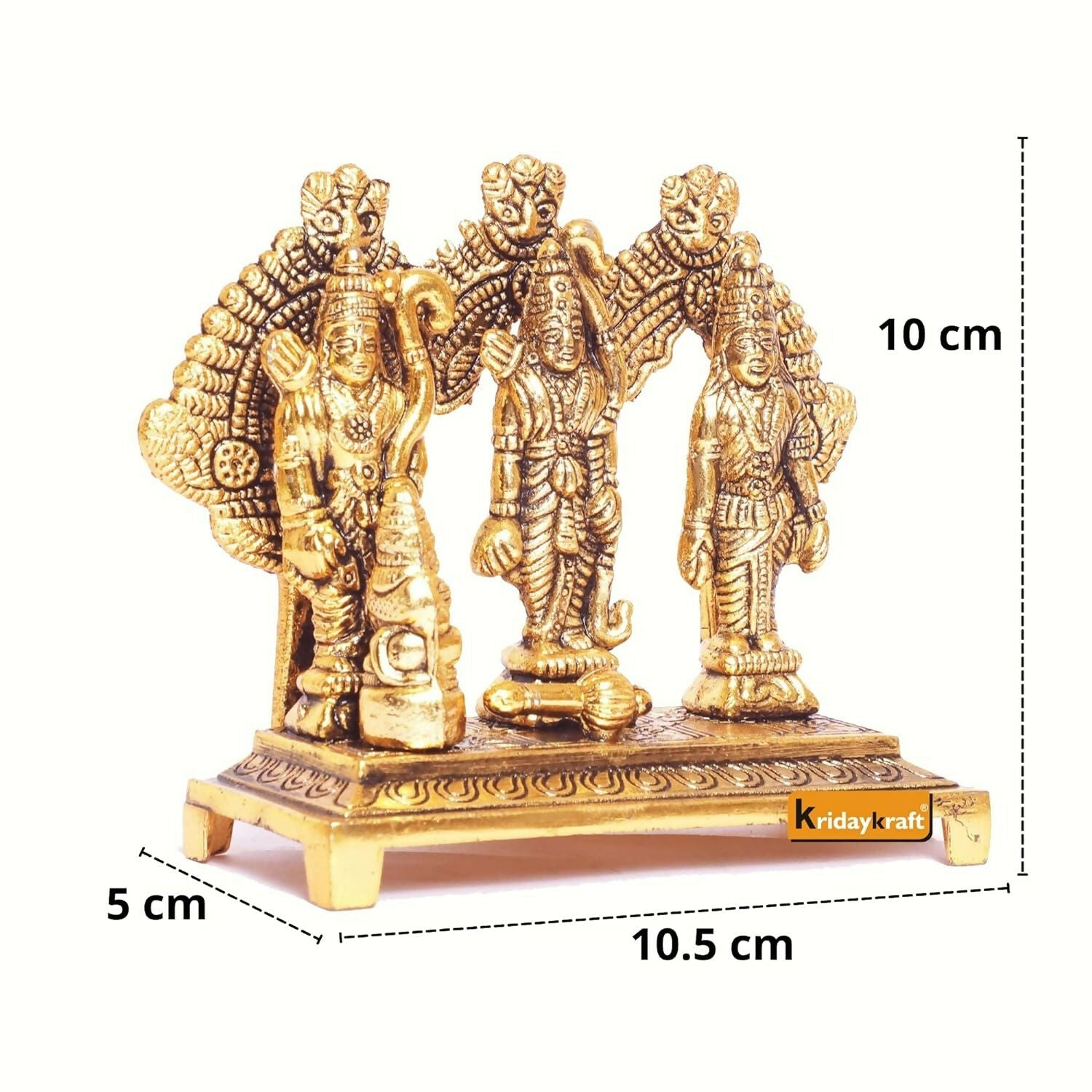 KridayKraft Shri Ram Darbar Metal Statue - Grab2buy