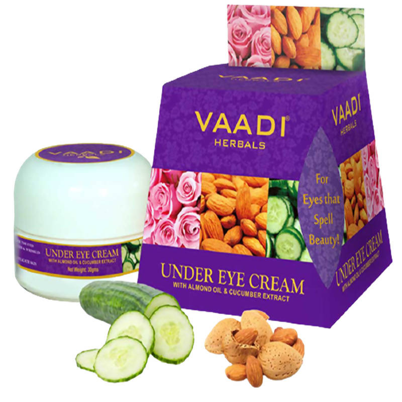 Vaadi Herbals Under Eye Cream Almond Oil and Cucumber Extract  Grab2Buy Vaadi Herbals Grab2Buy